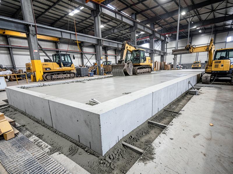 Industrial concrete project